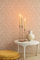350651 Paisley Patches Straw Amber Wallpaper by Eijffinger
