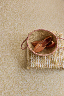 350651 Paisley Patches Straw Amber Wallpaper by Eijffinger