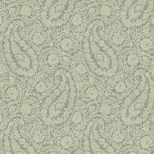 350655 Paisley Patches Sage Amber Wallpaper by Eijffinger