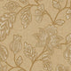 Ikat Flower Trail Amber Amber Wallpaper by Eijffinger