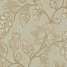 350663 Ikat Flower Trail Thyme Amber Wallpaper by Eijffinger