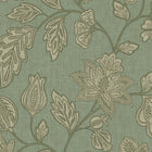 350665 Ikat Flower Trail Jade Amber Wallpaper by Eijffinger