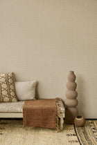 350671 Natural Weave Sand Amber Wallpaper by Eijffinger
