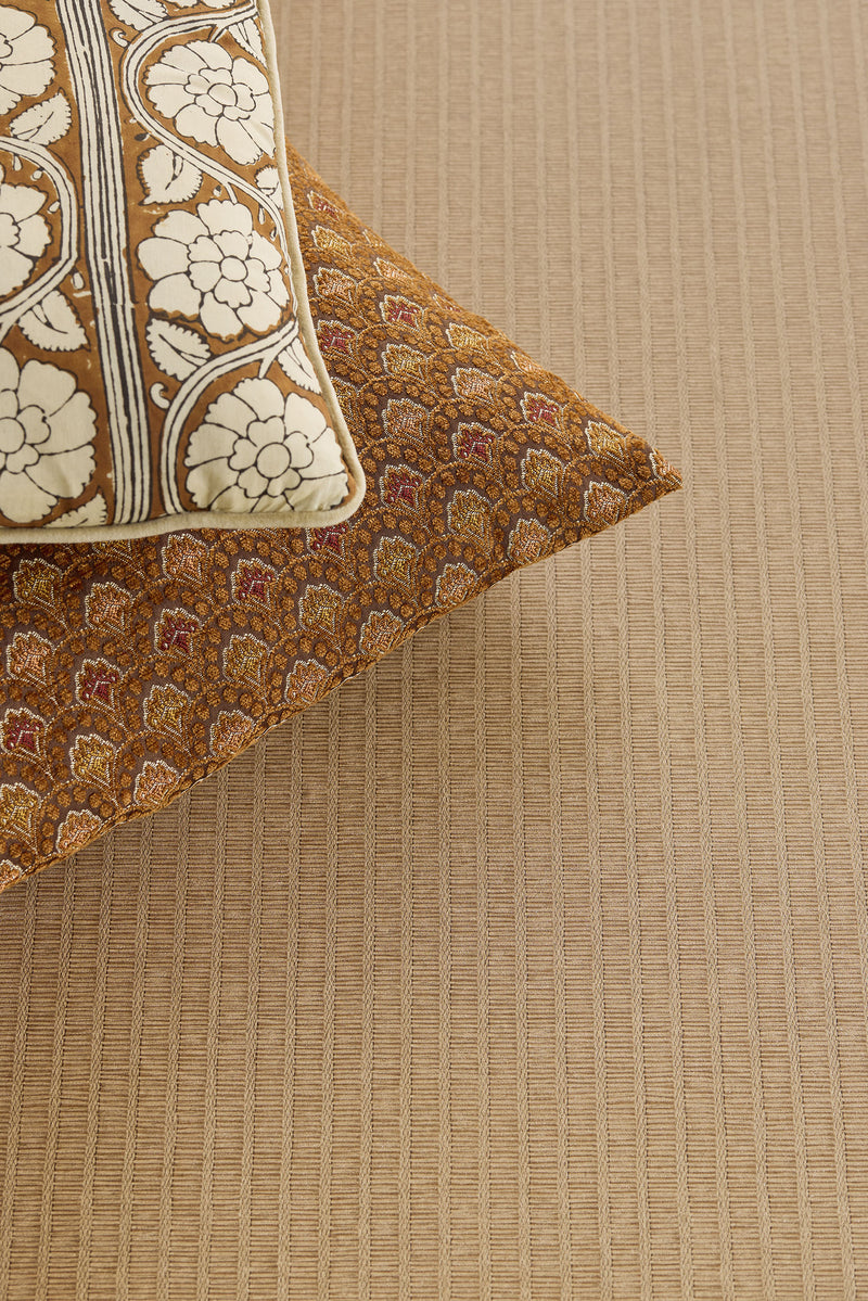 350673 Natural Weave Caramel Amber Wallpaper by Eijffinger