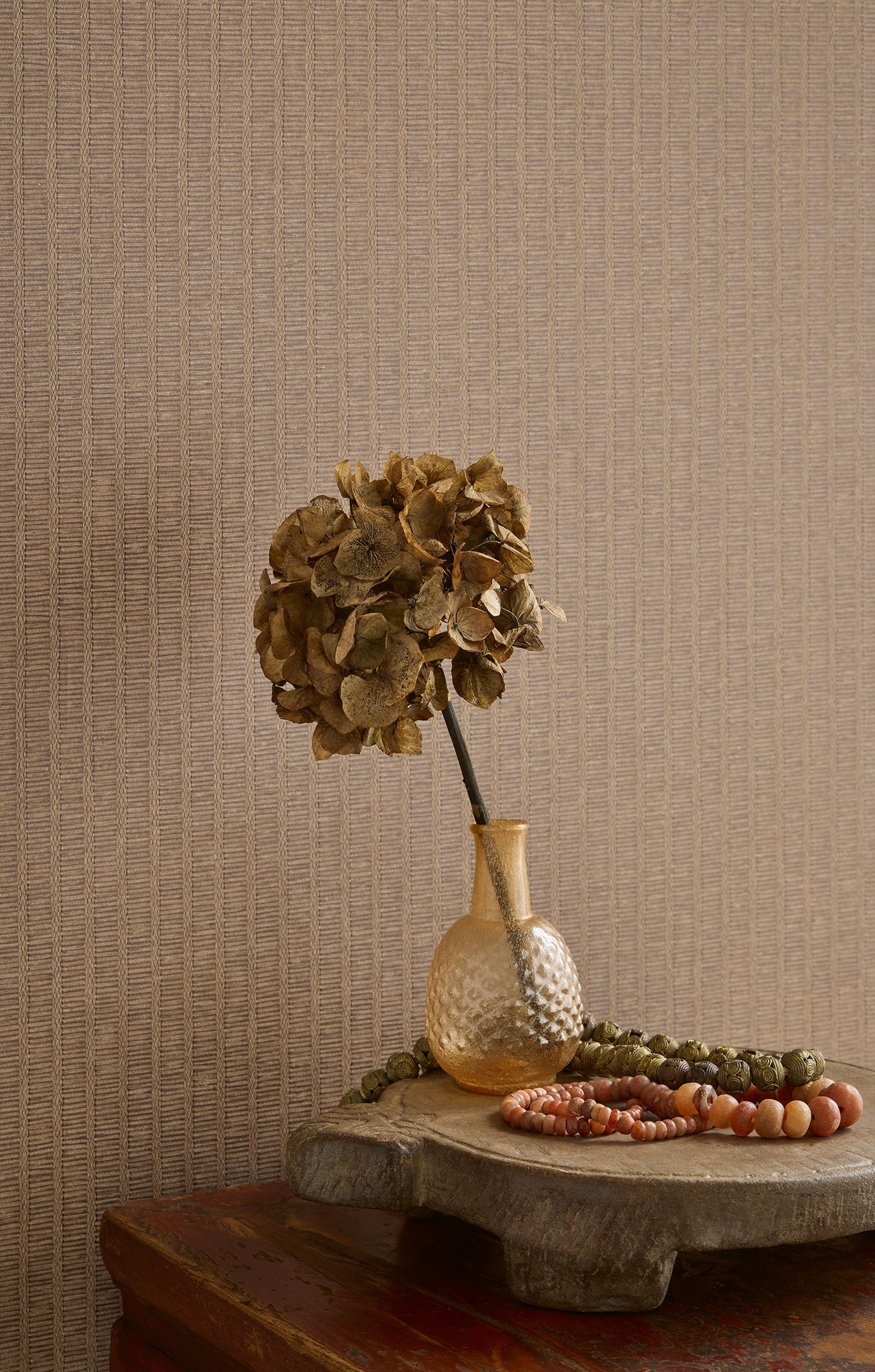 350674 Natural Weave Mocha Amber Wallpaper by Eijffinger