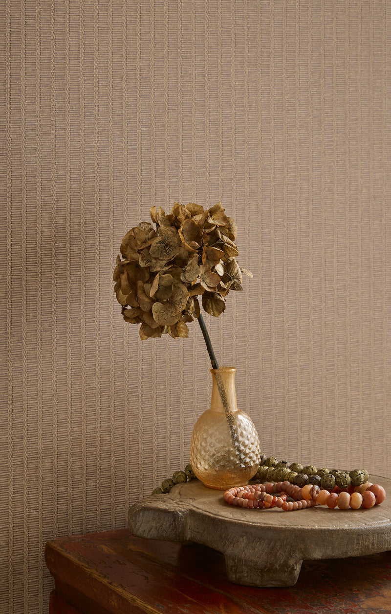 350674 Natural Weave Mocha Amber Wallpaper by Eijffinger