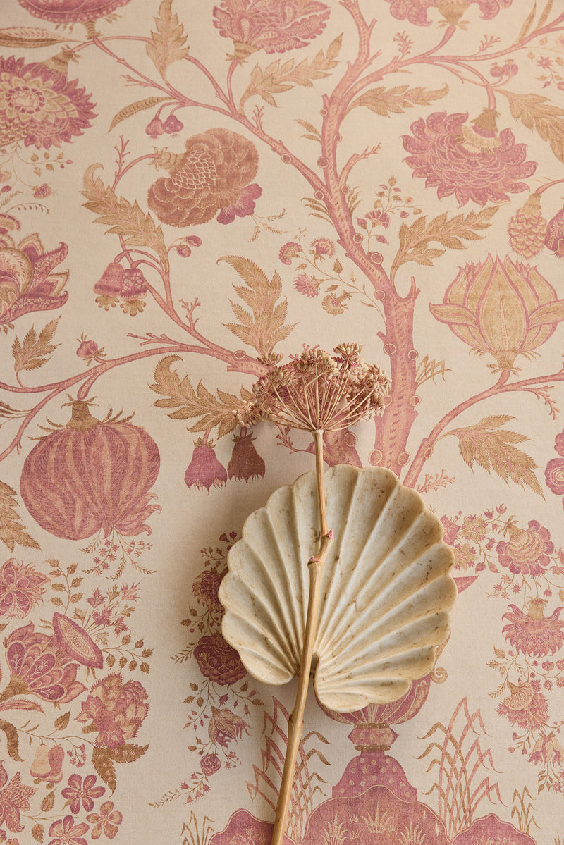 350684 Tree of Life Old Pink Amber Mural by Eijffinger