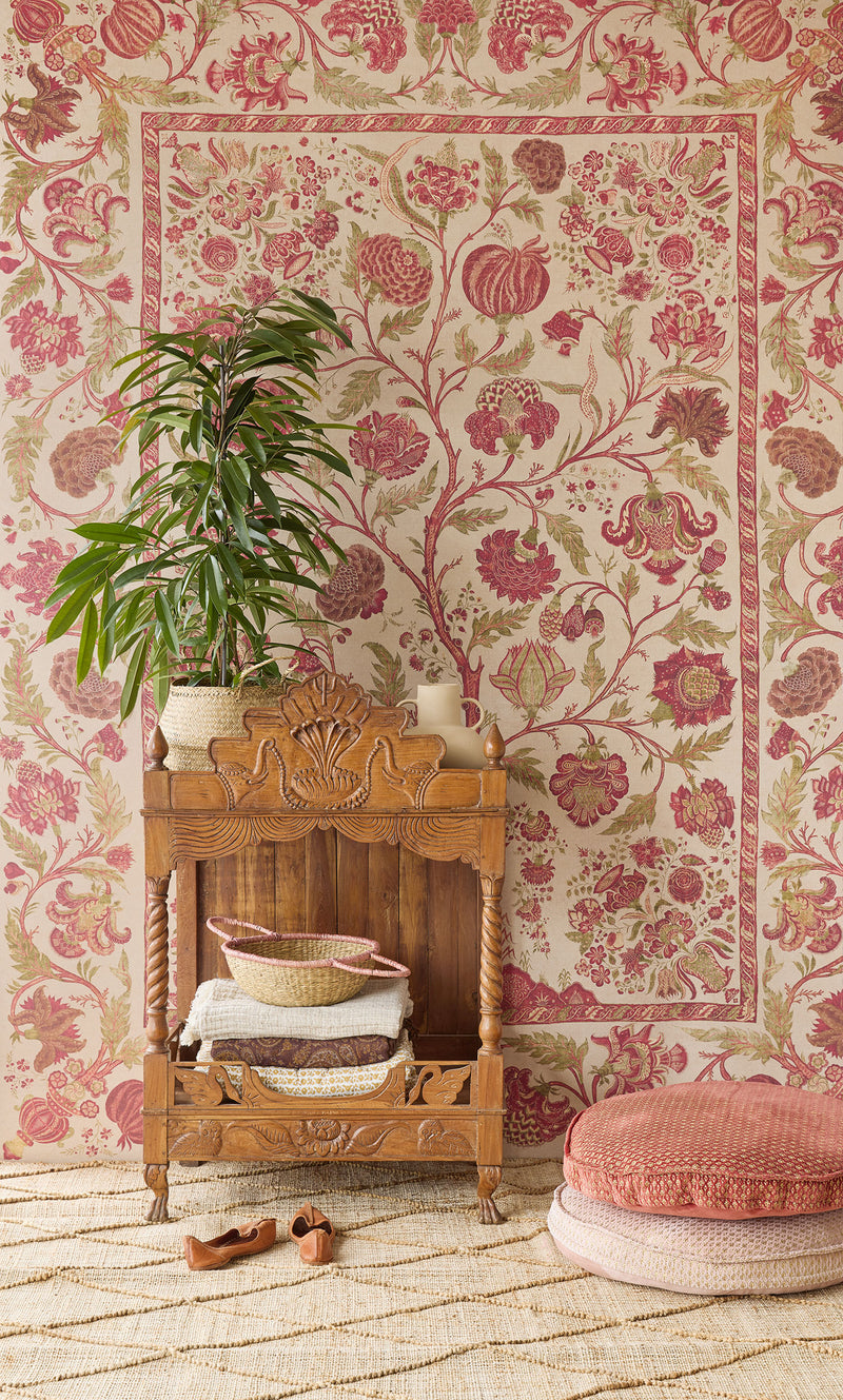 350685 Tree of Life Red Amber Mural by Eijffinger