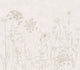 Silhouette Flowers White/Cream Riviera Maison Mural by Eijffinger