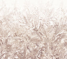 350708 Linen Leaves Brown/Taupe Mural by Eijffinger