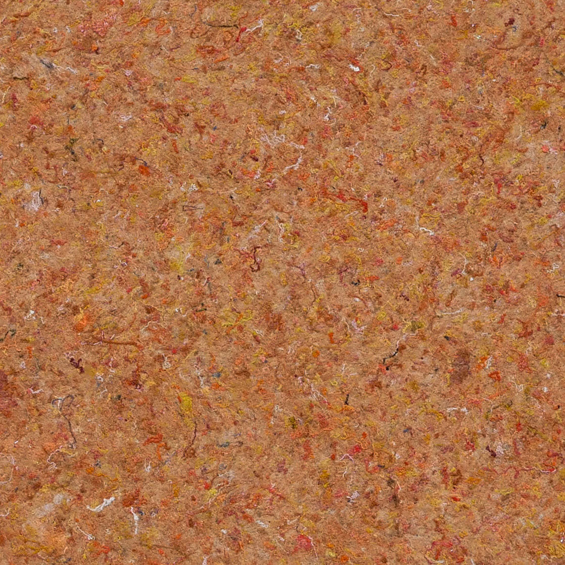 350811 Textured Plain Terracotta Felt Wallpaper by Eijffinger