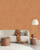 350811 Textured Plain Terracotta Felt Wallpaper by Eijffinger