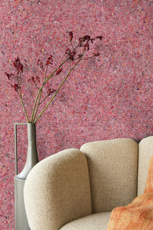 350815 Textured Plain Red Felt Wallpaper by Eijffinger