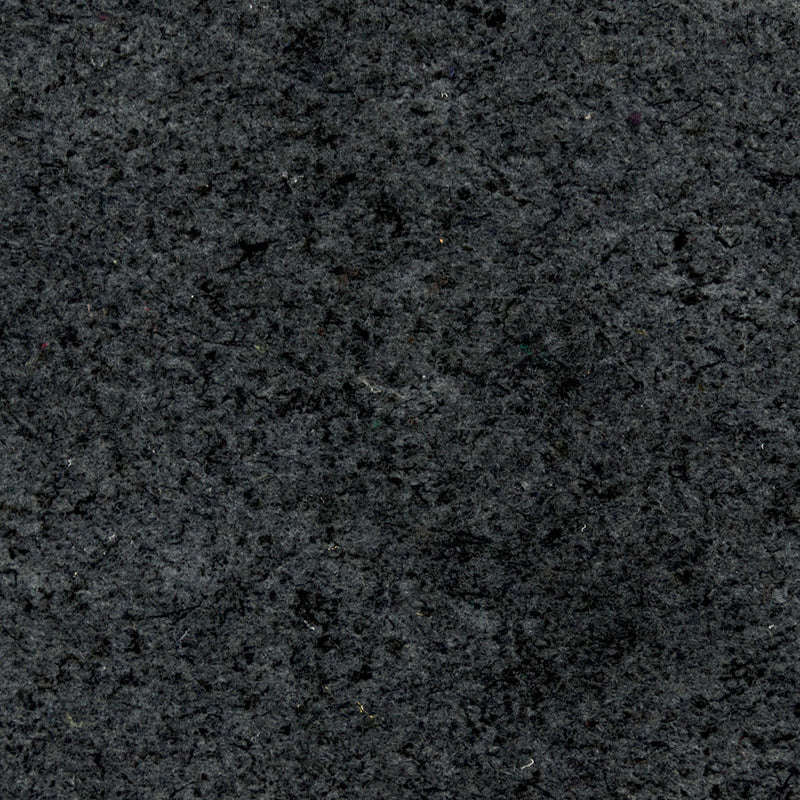 350820 Textured Plain Black Felt Wallpaper by Eijffinger