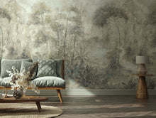 35098 Floral Beige and Green City Romance Mural by Galerie