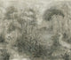 Floral Beige and Green City Romance Mural by Galerie