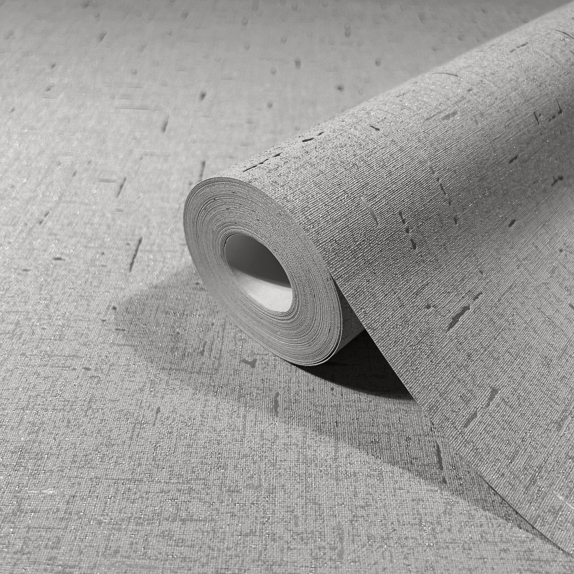 35110 Uni Silver Grey City Romance Wallpaper by Galerie