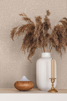 35112 Uni Beige and Gold City Romance Wallpaper by Galerie
