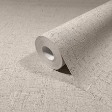 35113 Uni Beige and Silver Grey City Romance Wallpaper by Galerie