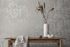 35118 Graphics Silver Grey City Romance Wallpaper by Galerie