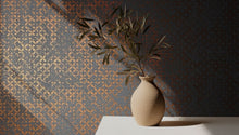 35119 Graphics Black and Bronze Brown City Romance Wallpaper by Galerie