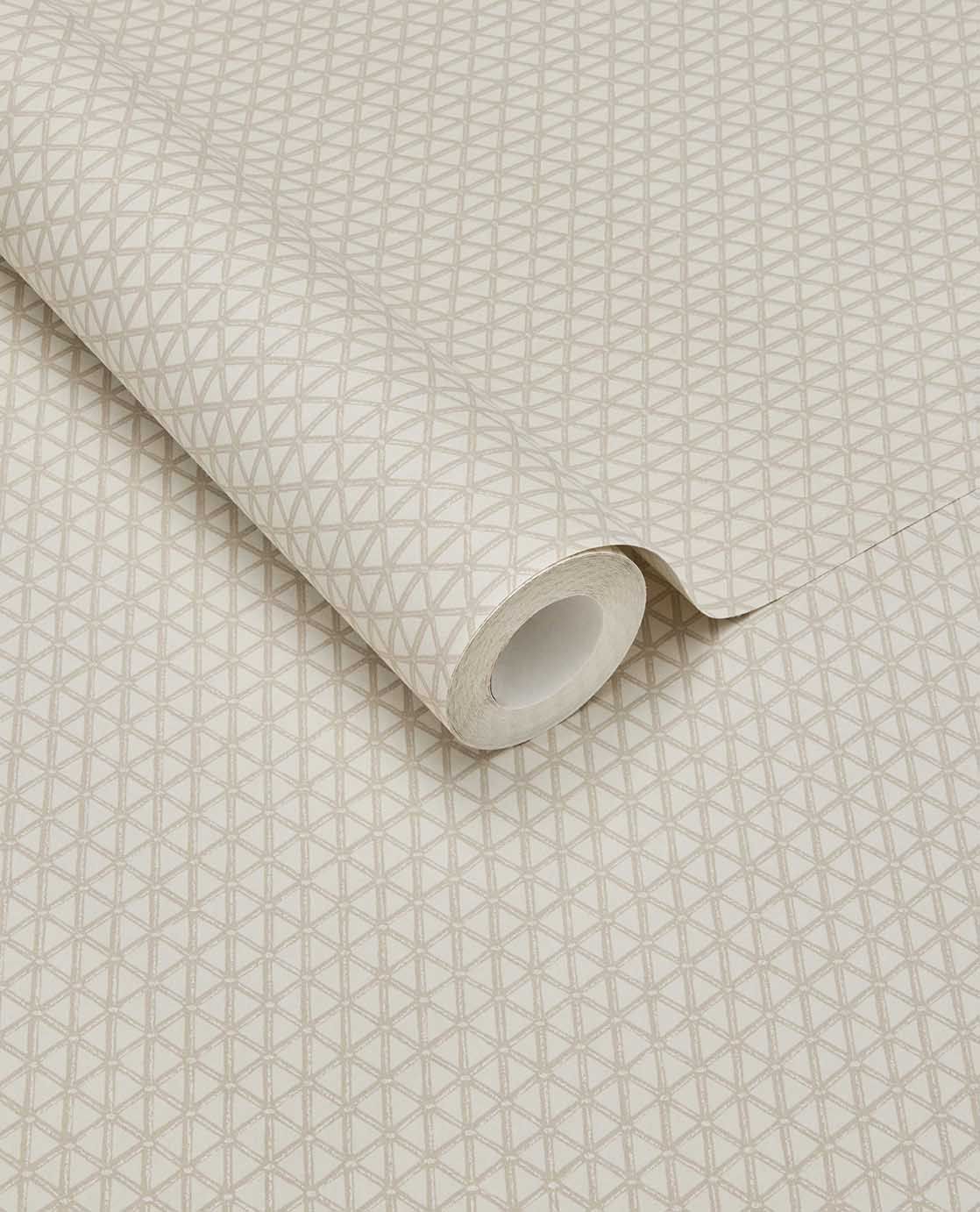 351220 Facet Cream Wallpaper by Eijffinger