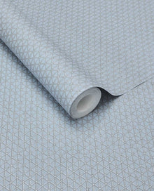 351222 Facet Blue Wallpaper by Eijffinger