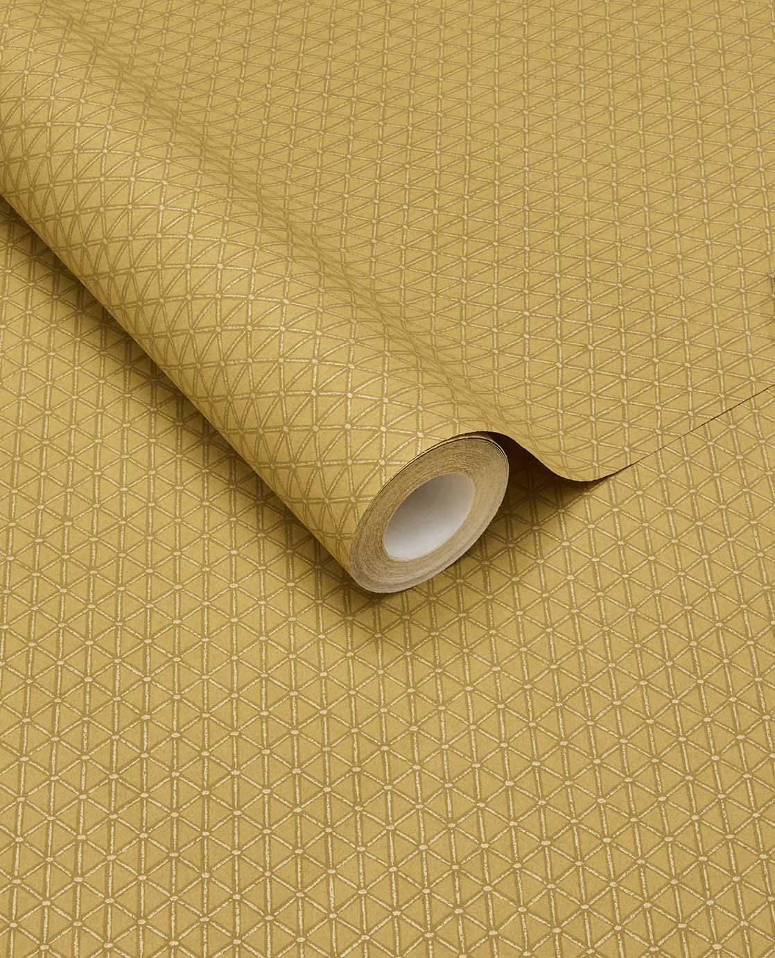 351224 Facet Terracotta Wallpaper by Eijffinger