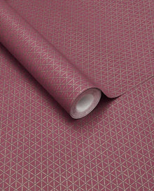 351226 Facet Red Wallpaper by Eijffinger