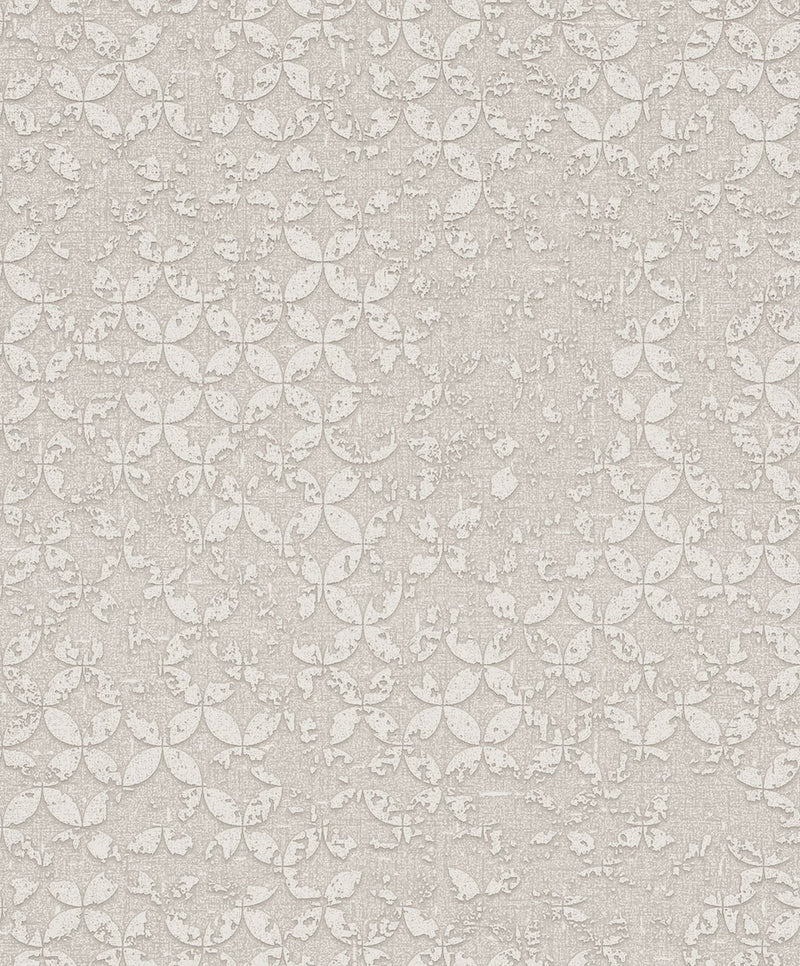 35122 Graphics Beige and Silver Grey City Romance Wallpaper by Galerie