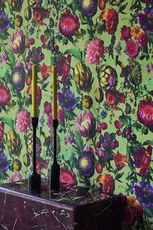 351231 Flourish Green Wallpaper by Eijffinger