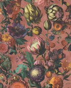 351233 Flourish Red Wallpaper by Eijffinger