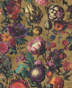 351234 Flourish Ochre Wallpaper by Eijffinger