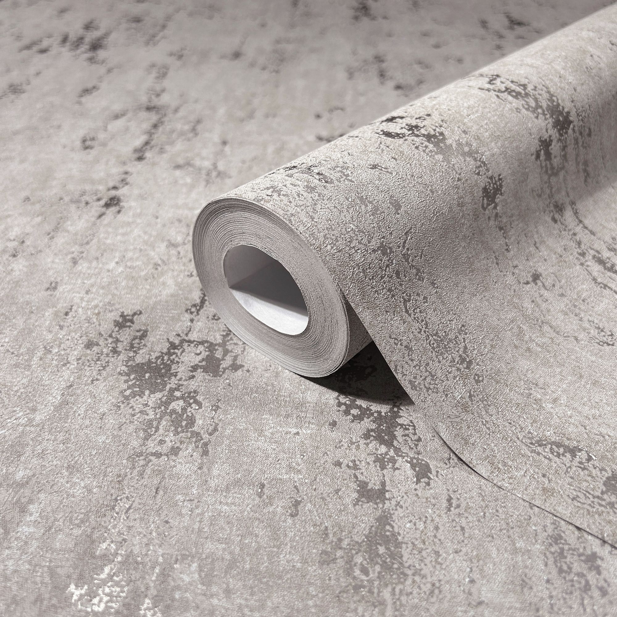 35123 Concrete look Silver Grey City Romance Wallpaper by Galerie