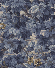 351242 Flourish Blue Wallpaper by Eijffinger