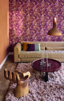 351243 Flourish Red Wallpaper by Eijffinger