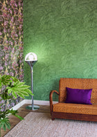 351275 Whisper Dark Green Wallpaper by Eijffinger