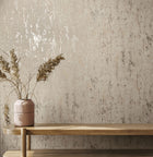 35124 Concrete look Orange and Silver Grey City Romance Wallpaper by Galerie