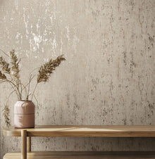 35124 Concrete look Orange and Silver Grey City Romance Wallpaper by Galerie