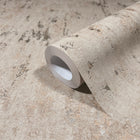 35124 Concrete look Orange and Silver Grey City Romance Wallpaper by Galerie