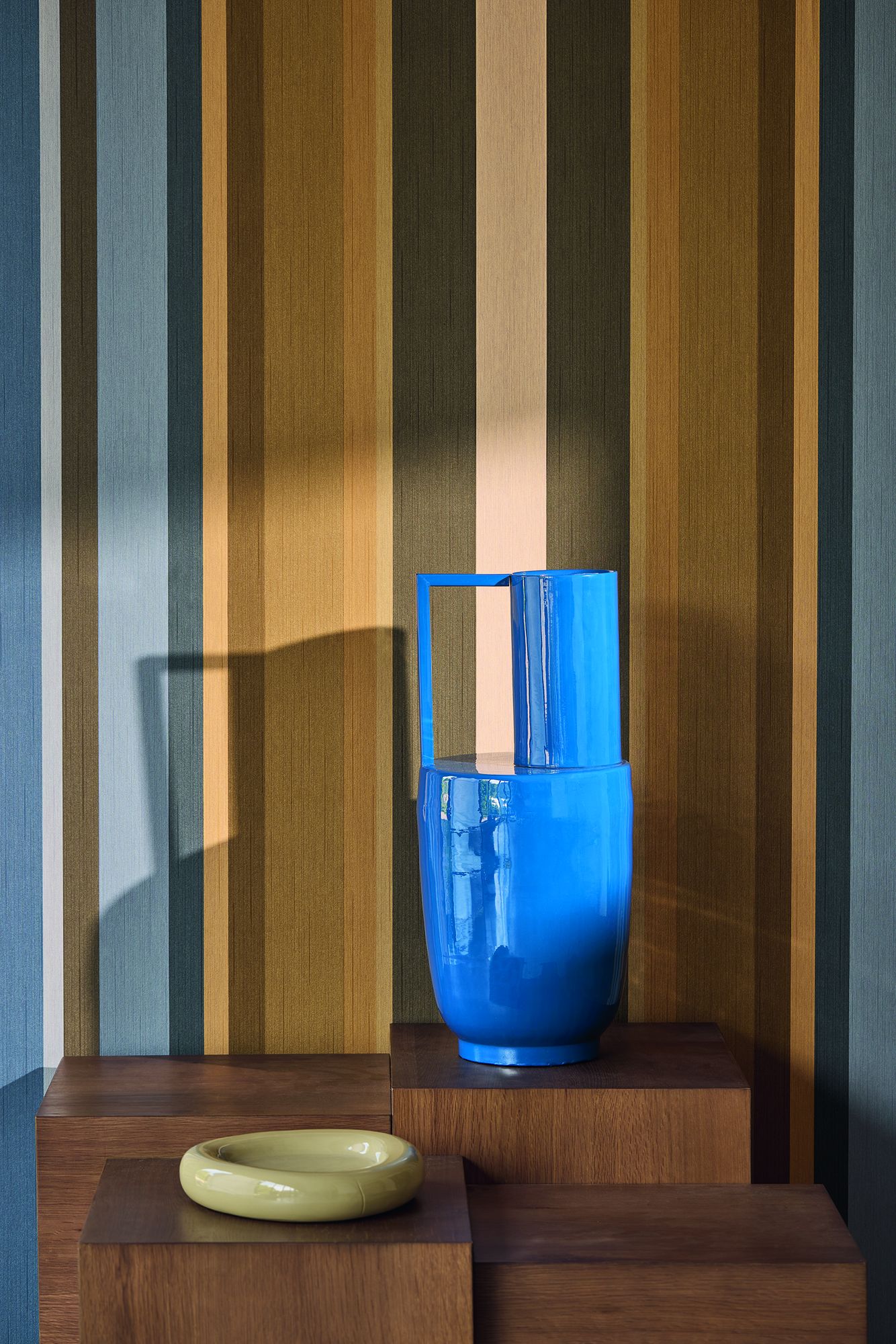 351260 Painterly Blue Wallpaper by Eijffinger