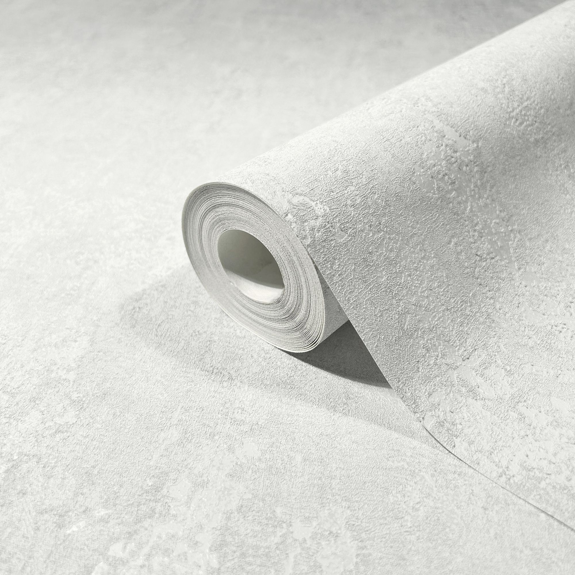 35126 Concrete look White and Silver Grey City Romance Wallpaper by Galerie