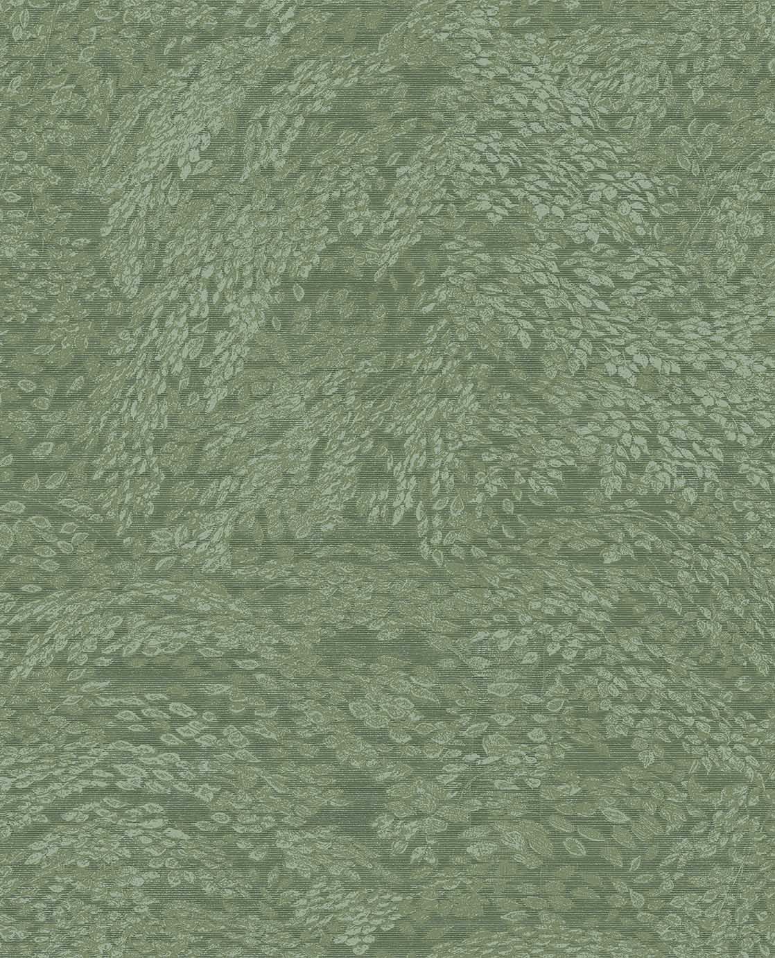 351275 Whisper Dark Green Wallpaper by Eijffinger