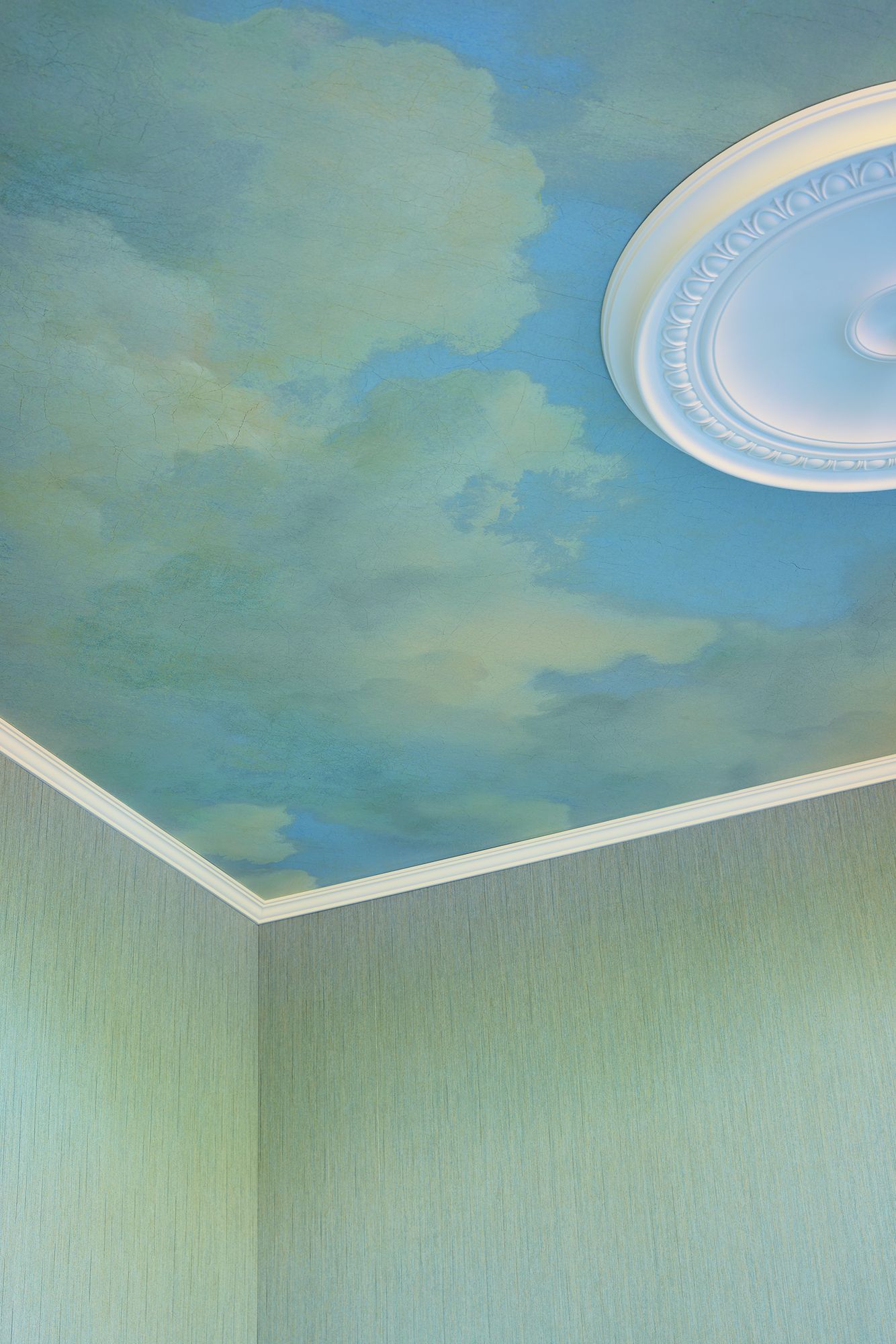 351280 Cumulus Blue Mural by Eijffinger
