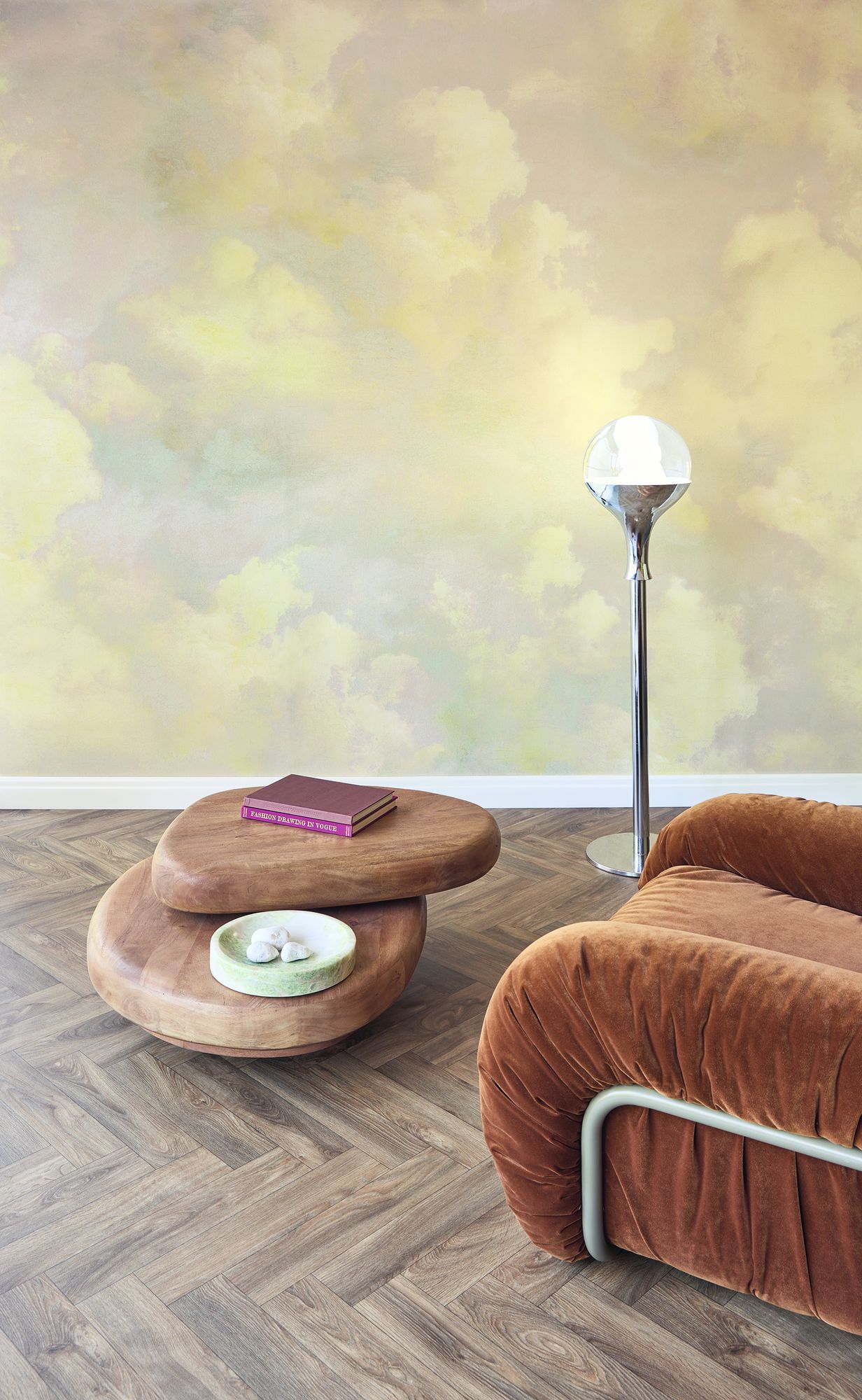 351282 Cumulus Cream Mural by Eijffinger