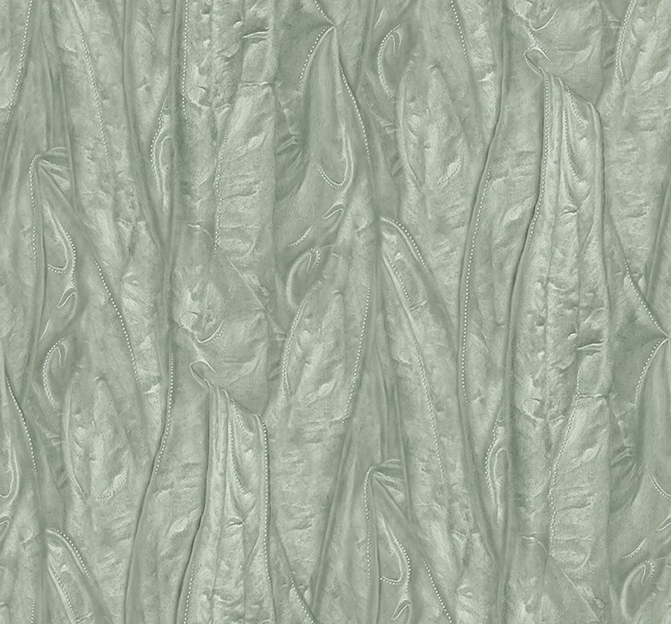 351287 Cumulus Green Mural by Eijffinger