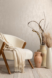 35128 Uni Beige City Romance Wallpaper by Galerie