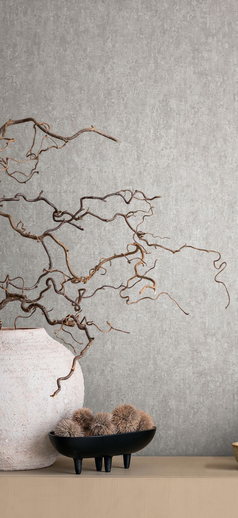 35134 Concrete look Silver Grey City Romance Wallpaper by Galerie