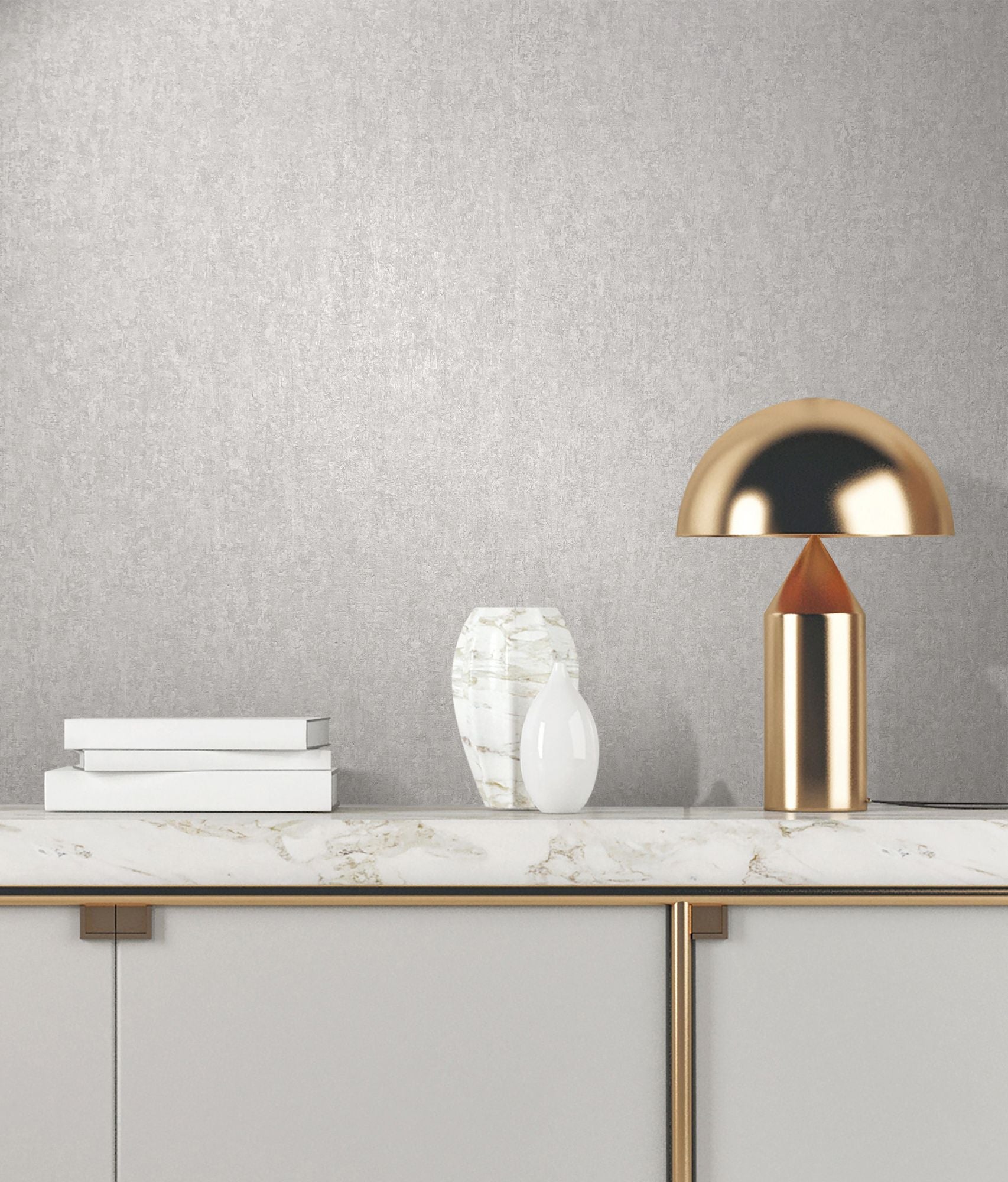 35136 Concrete look Silver Grey City Romance Wallpaper by Galerie