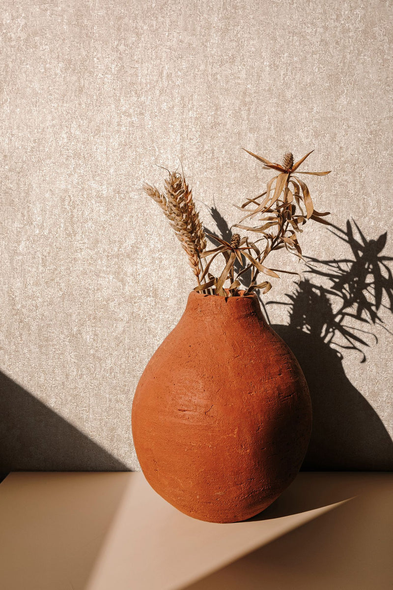 35141 Concrete look Orange City Romance Wallpaper by Galerie